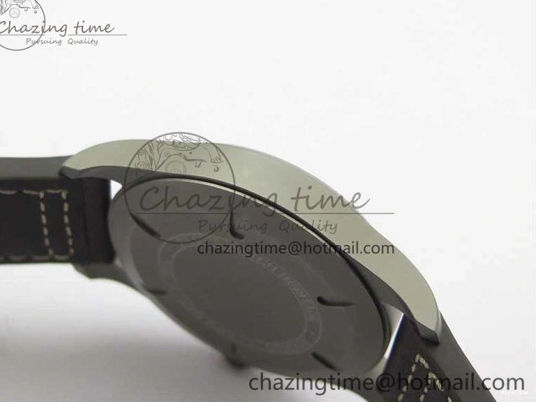 MIROTIME 0507 Mark XVIII IW327006 Titanium V7F 1:1 Best Edition Black Dial on Brown Leather Strap A Attractive 7080